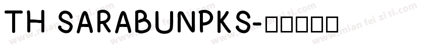 TH SARABUNPKS字体转换
